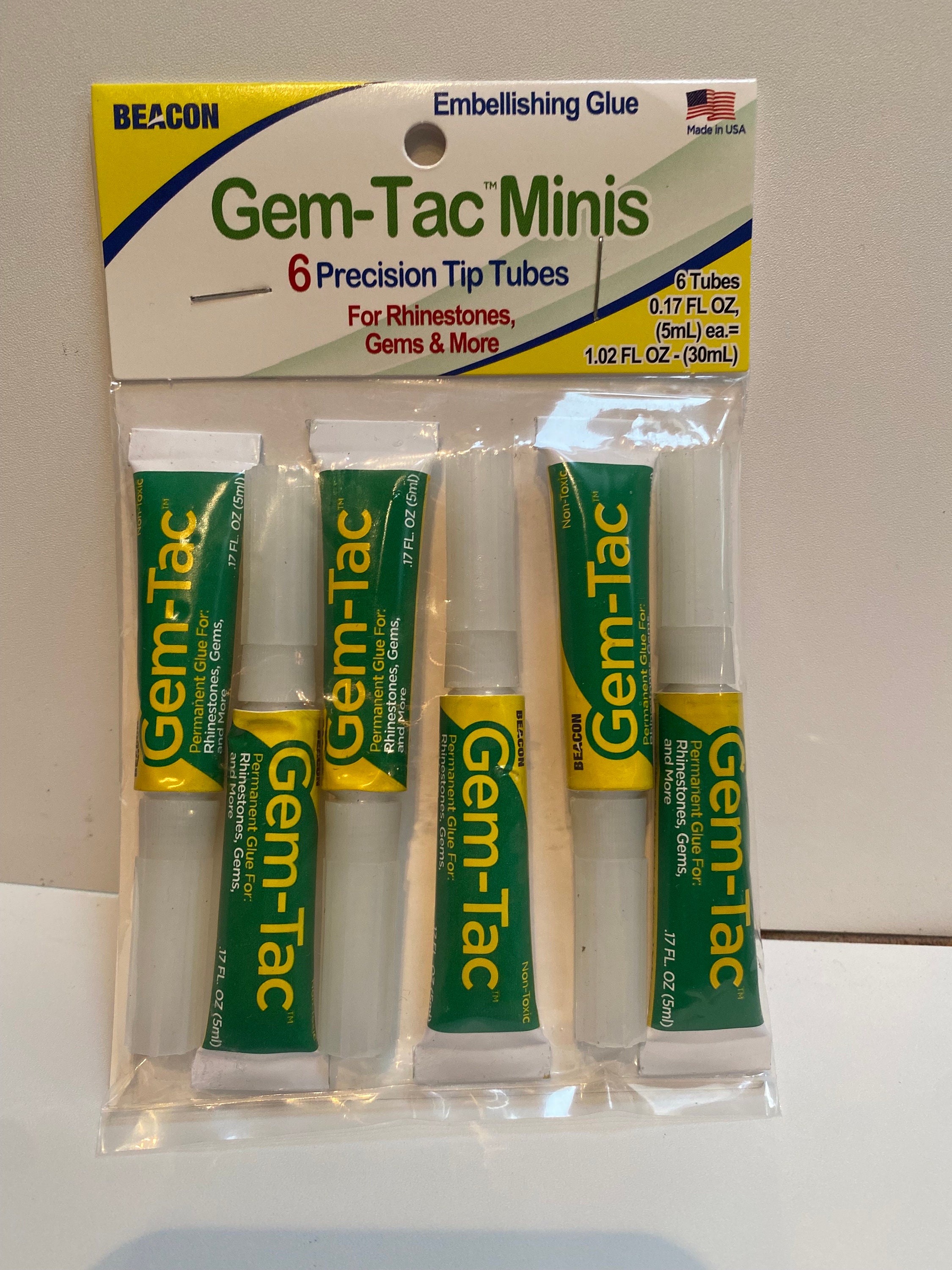 Gem Tac Minis 6 Tip Tubes .17 Fl Oz Each 