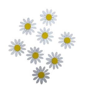 Daisy Confetti, party decorations, birthday, baby shower, table scatter - 50 pieces