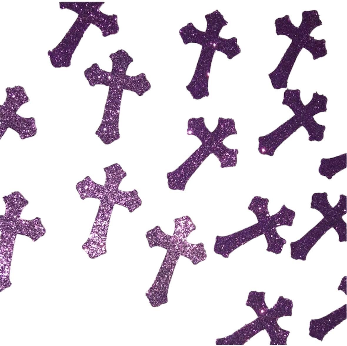 Cross Confetti,baptism,communion,confirmation, table scatter - 50 pieces