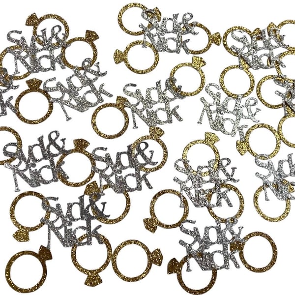 Personalized Confetti -Ring Confetti - 50 pieces