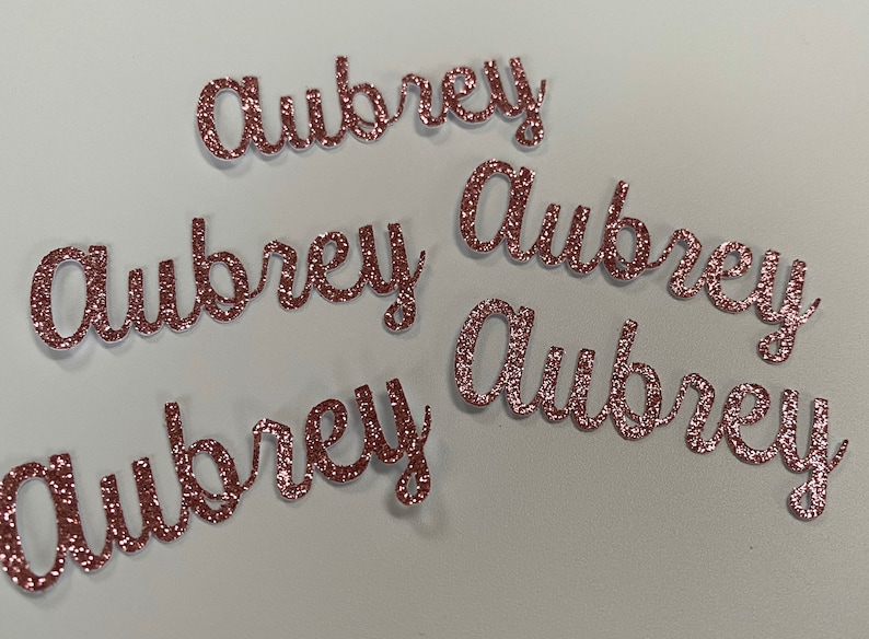 Personalized Custom Name Confetti- glitter- birthday- graduation-bridal shower-wedding-baby shower-anniversary- cursive font- table scatter 