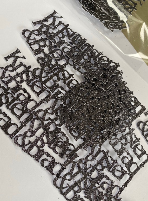 Includes Confetti Toss Mix or Girls Name Only Set #N725 Name Confetti in 12 Metallic Colors RILEY
