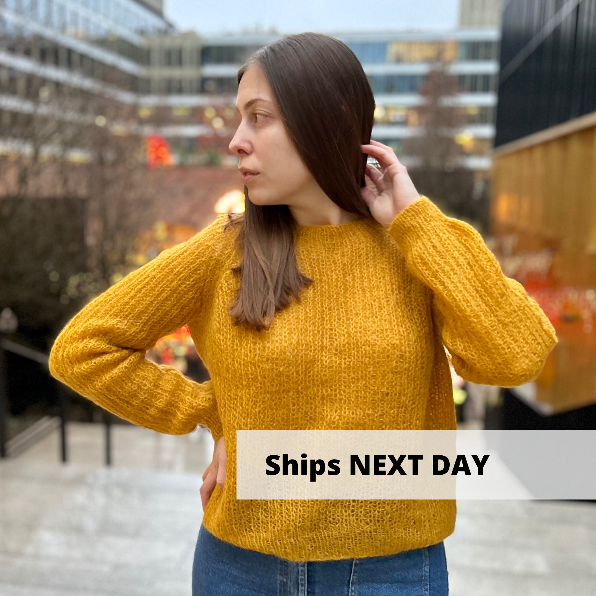 Mustard Jumper Etsy UK