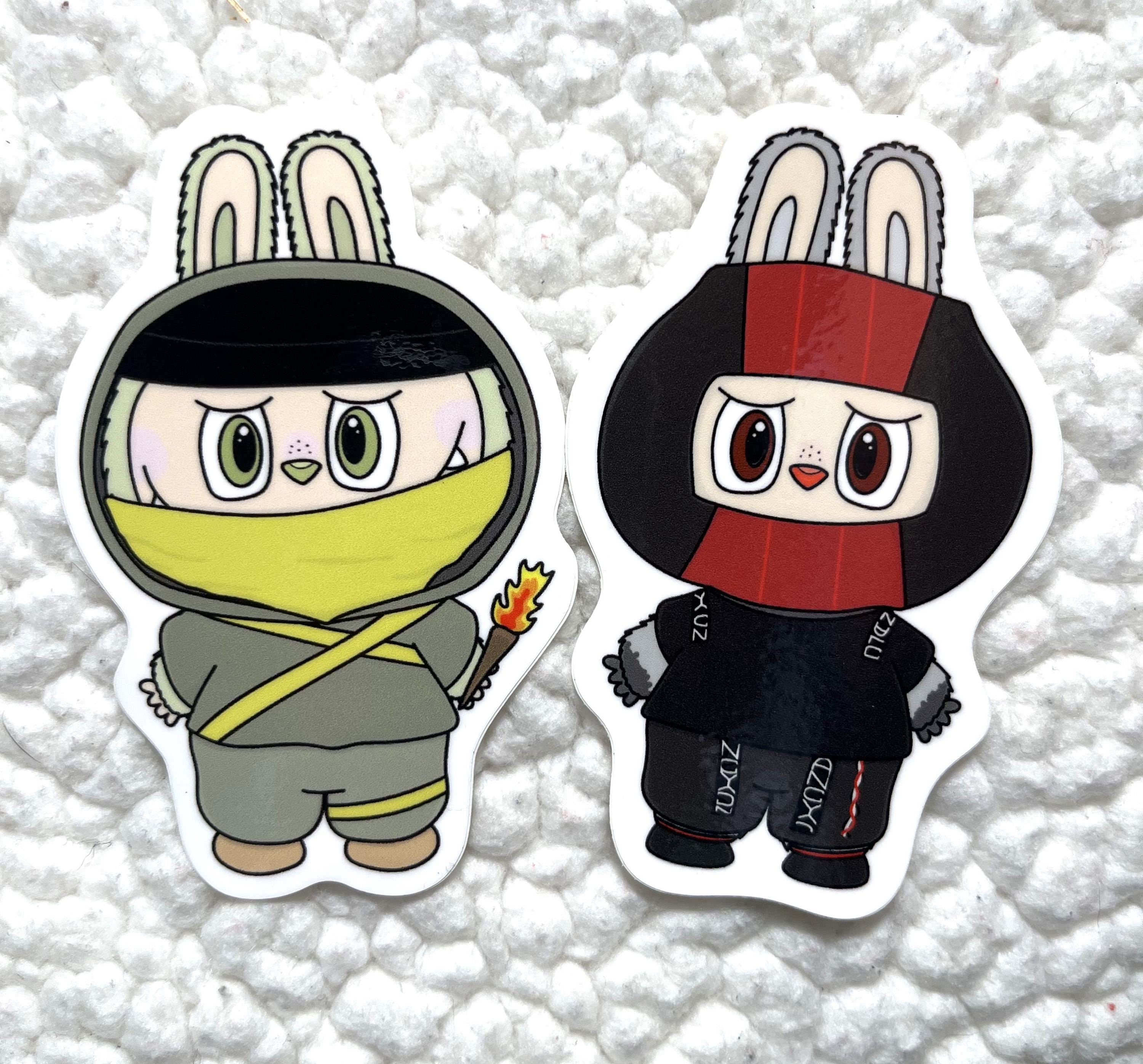 Twenty One Pilots / Labubu Inspired Vinyl Sticker - Clancy