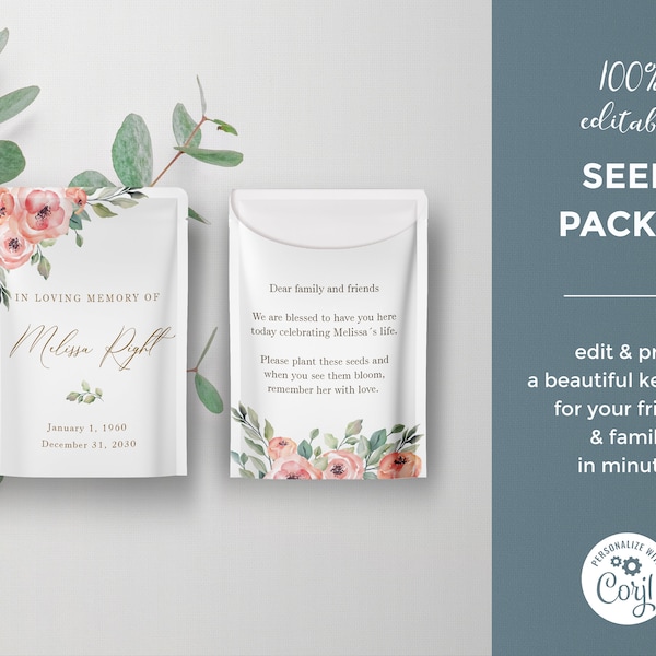 Funeral Flowers Seeds Etsy