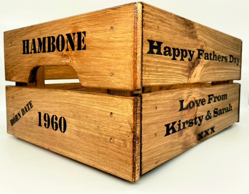 Personalised Wooden Beer Crate image 8