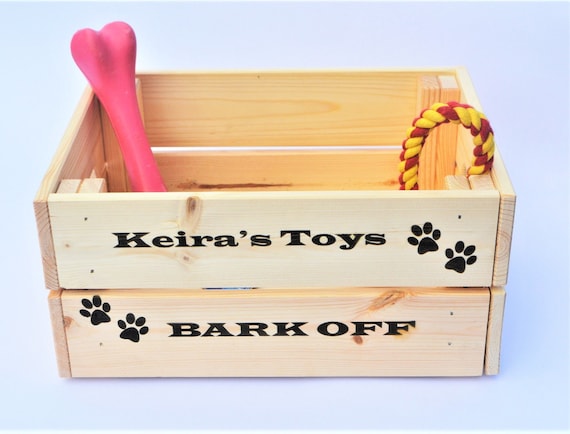 Personalised Wooden Dog Crate UK
