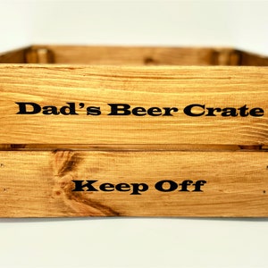 Personalised Wooden Beer Crate image 3