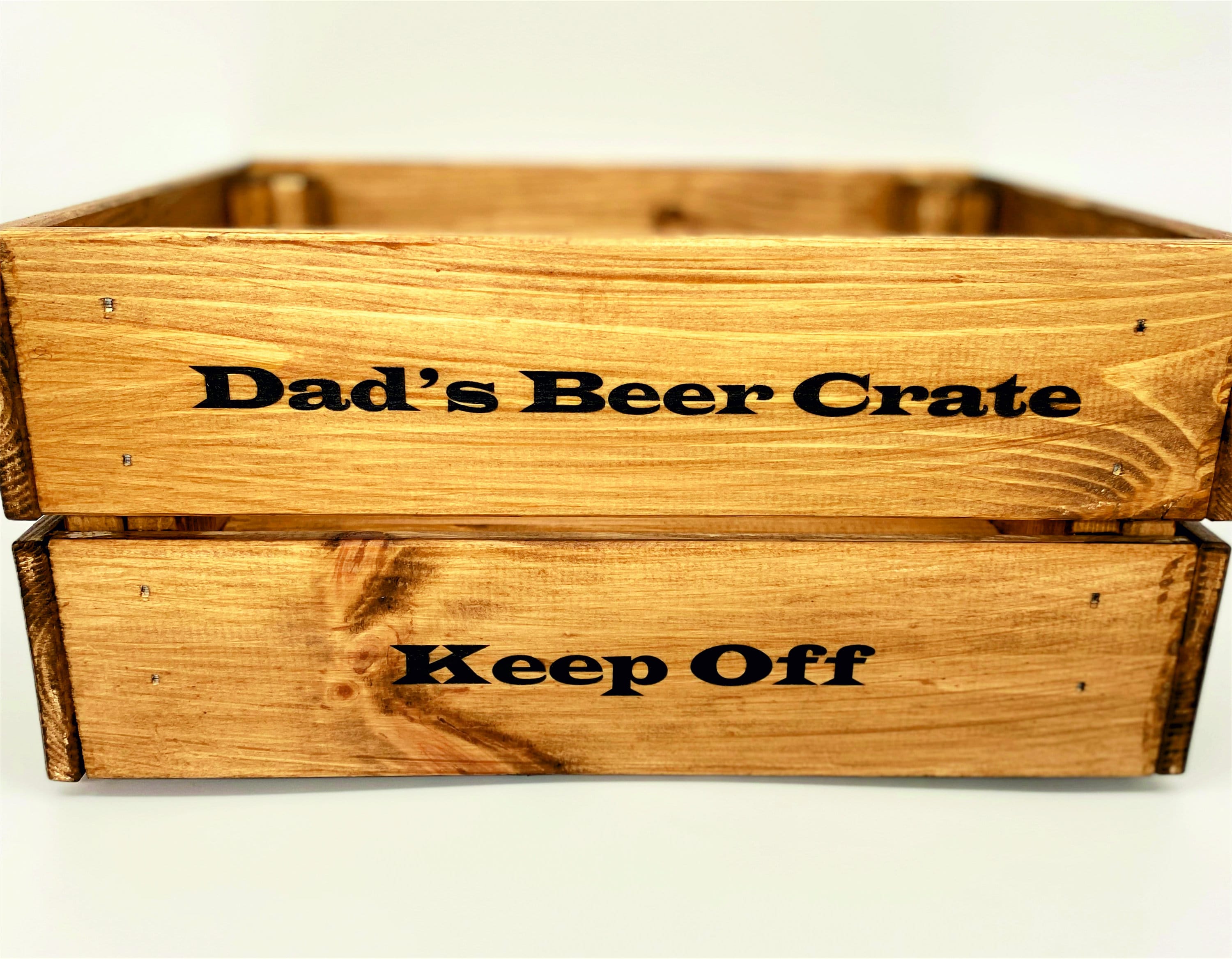 Personalised Wooden Beer Crate Etsy UK