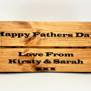 Personalised Wooden Beer Crate image 4