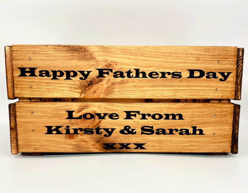 Personalised Wooden Beer Crate image 4