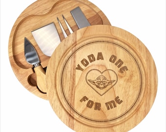 Yo da one for me Cheese Board set Anniversary