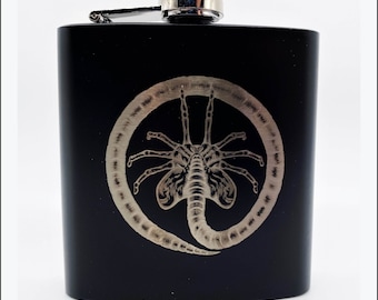 Facehugger inspired Hipflask