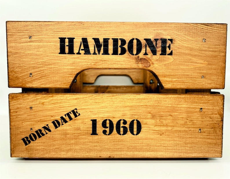 Personalised Wooden Beer Crate image 5