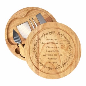 Lord of the Rings Meal inspired Personalised Cheese Board image 1