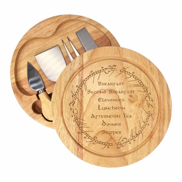 Lord of the Rings Meal inspired Personalised Cheese Board