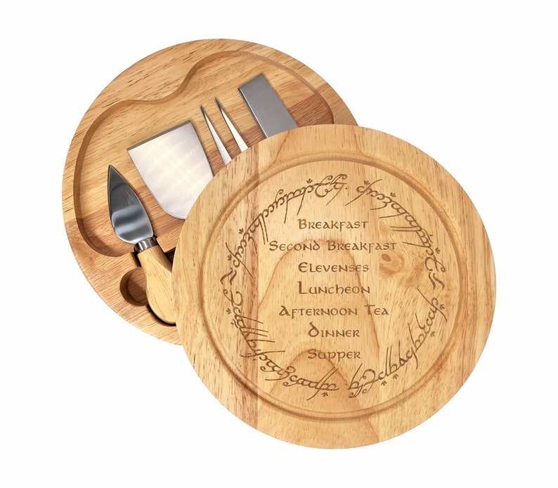 Lord of the Rings Meal inspired Personalised Cheese Board image 1