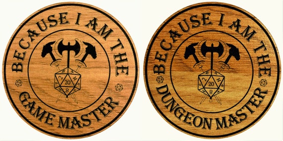 Dungeons and Dragons DM GM Coaster