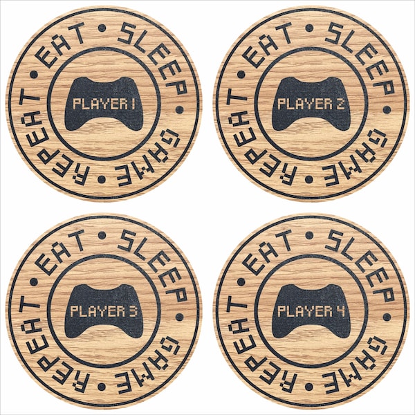 Gaming Controller themed coasters