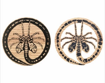 Facehugger Alien inspired coaster