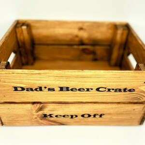 Personalised Wooden Beer Crate image 6