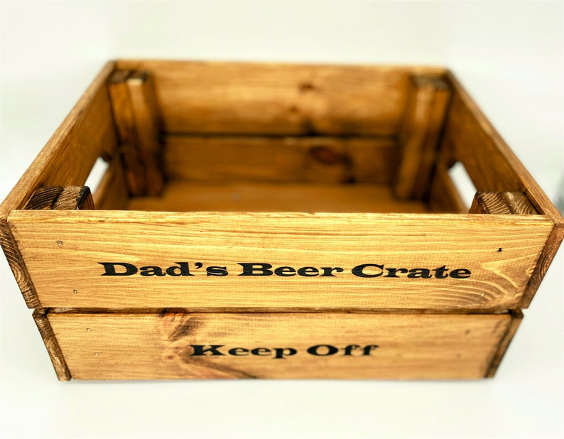 Personalised Wooden Beer Crate image 6