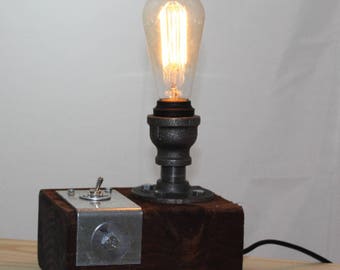 The Alex - Office, night stand lamp with edison bulb