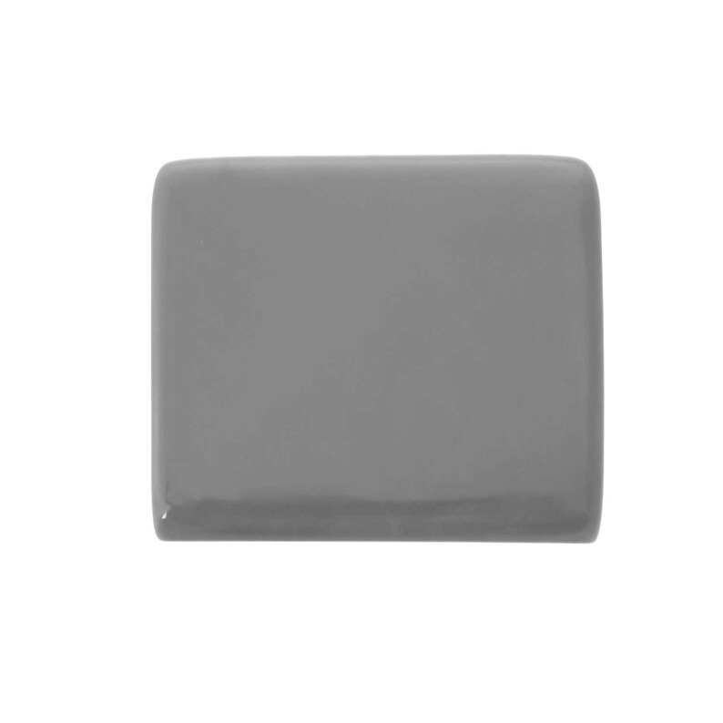 Dark Grey Cube Ceramic Knobs: Handmade Modern Decor image 7