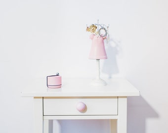 Pastell Rosa Runde 3,5 cm Keramik Knäufe, handgemachte blaue Kommode Schublade Knäufe, Küchen- und Badezimmerschrank Remodel Hardware, Geschenk für Neues Zuhause