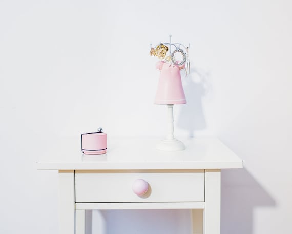 Pastel Pink Round 3.5 cm Ceramic Knobs, Handmade Blue Dresser Drawer Pulls, Kitchen and Bathroom Cabinet Remodel Hardware, New Home Gift