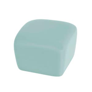 Pastel Mint Cube Ceramic Knobs, Handmade Blue Dresser Drawer Pulls, Kitchen and Bathroom Cabinet Remodel Hardware, New Home Gift image 7