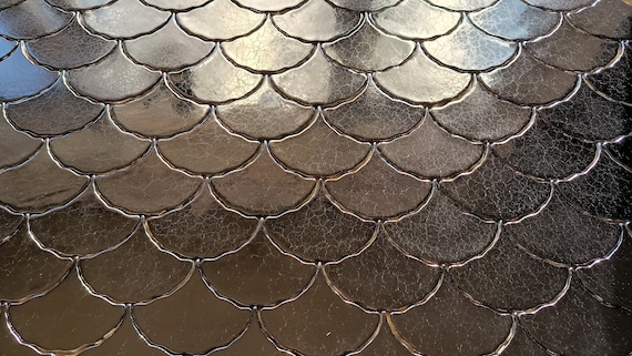 Handmade ceramic mosaic tiles, Ceramic Leaf Tiles ~ Old Gold Tiles ~ Handmade Ceramic Tiles ~ Ginkgo Biloba Leaf