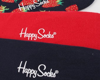 Happy socks 3pack Strawberry, low, colourful, funny