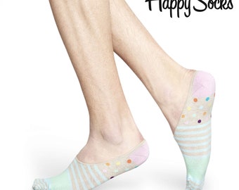 Happy socks Feet, low colourful, funny, Dots
