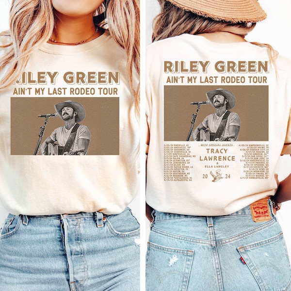 Riley Green Ain't My Last Rodeo Tour 2024 Png, Riley Green Fan Png, Riley Green 2024 Concert PNG Digital Instant Download