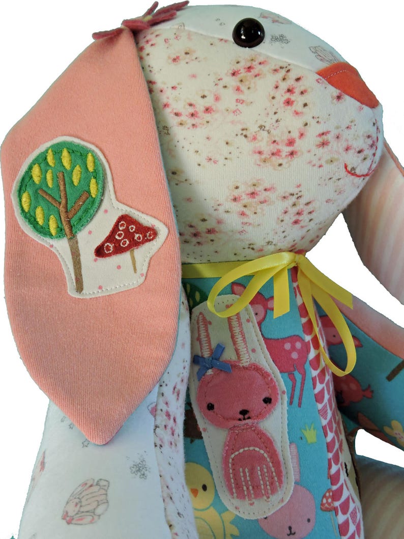 Rabbit keepsake made from baby clothes keepsake rabbit baby Etsy
