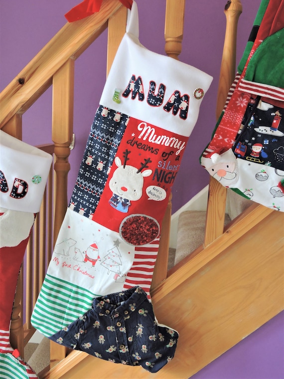 mummy christmas stocking