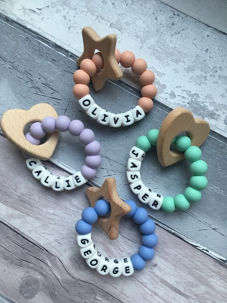 personalised baby teethers