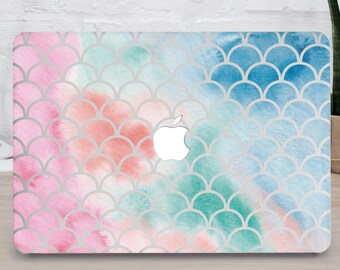Mermaid Scales Pro Retina 15 Hard Case Macbook Case 15 Macbook Pro Case 13 Inch Macbook 12 Cover For Laptop Case Mac Case Geometry AND2012