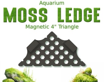 Magnetic triangle corner moss ledge