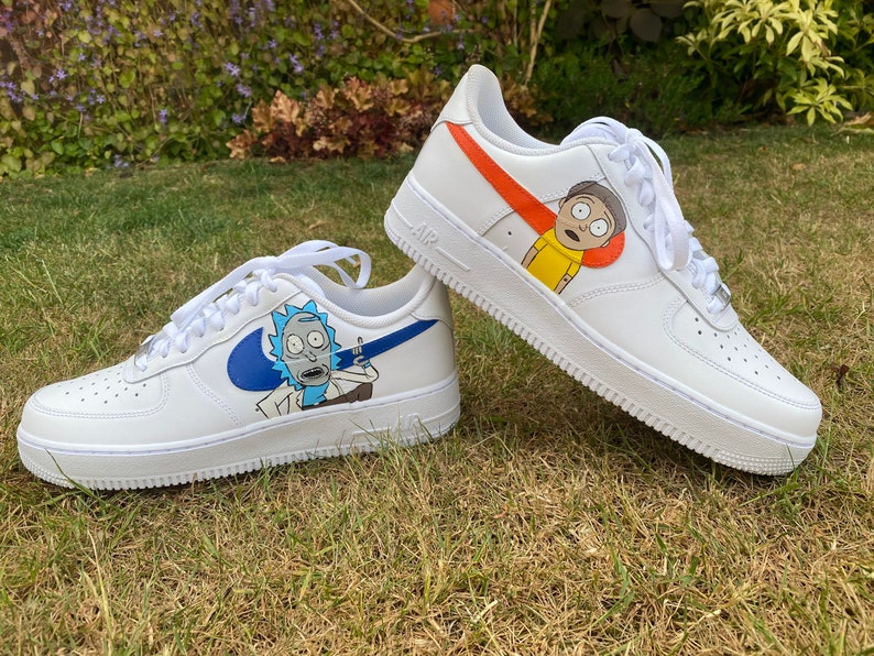 rick and morty nike trainers