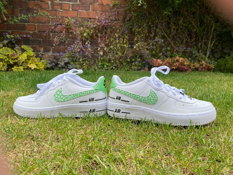 green floral air force 1