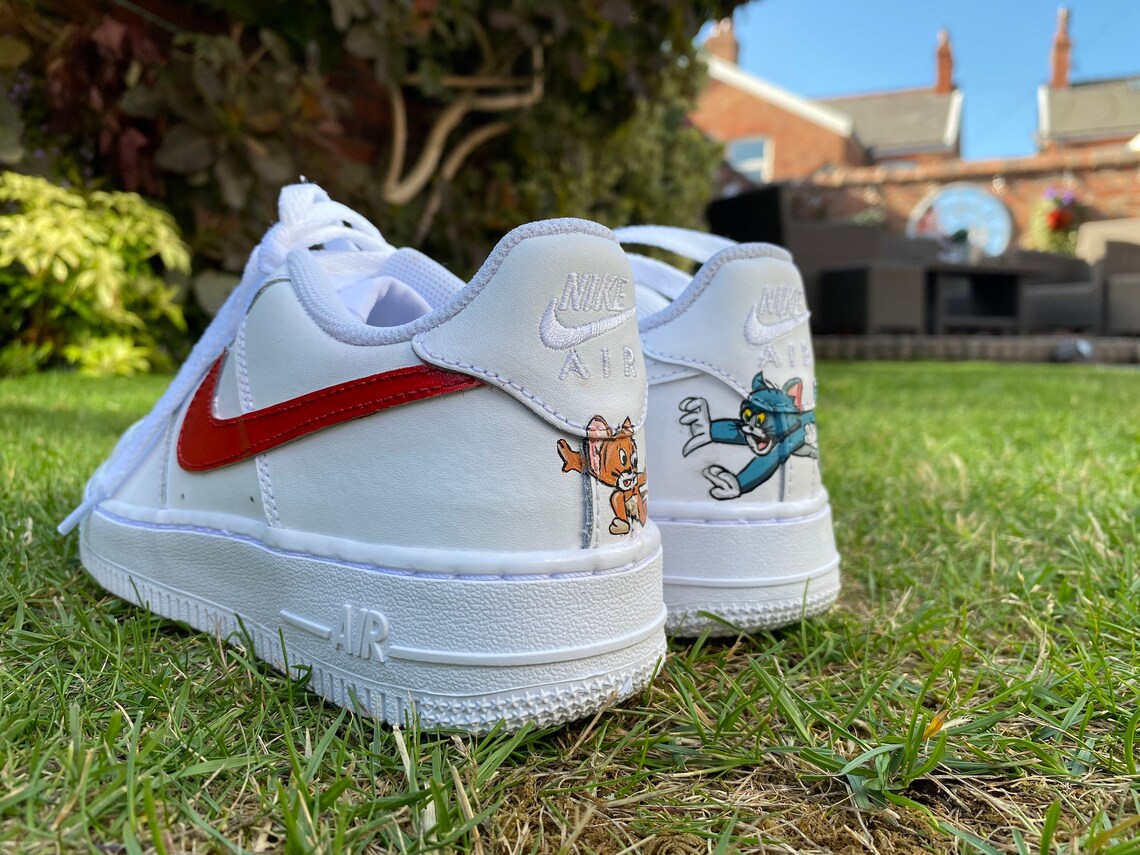 nike air force 1 custom tom and jerry