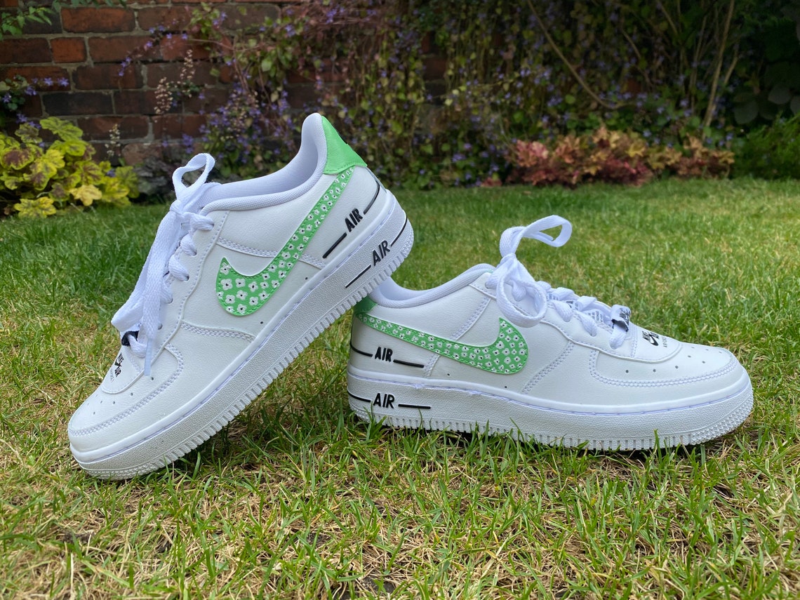 green floral air force 1