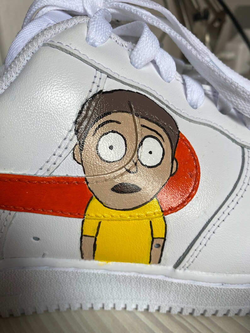 rick and morty nike trainers