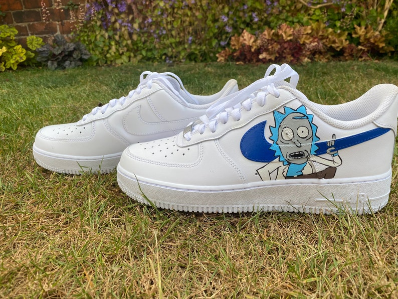 rick and morty nike trainers