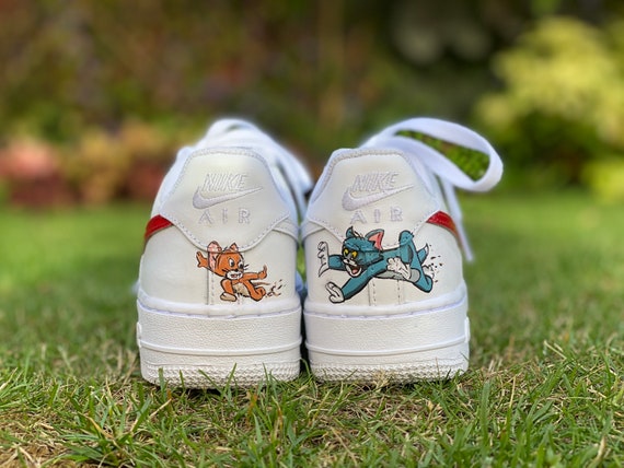 custom air force 1 tom and jerry