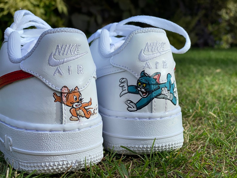 nike air force 1 custom tom and jerry