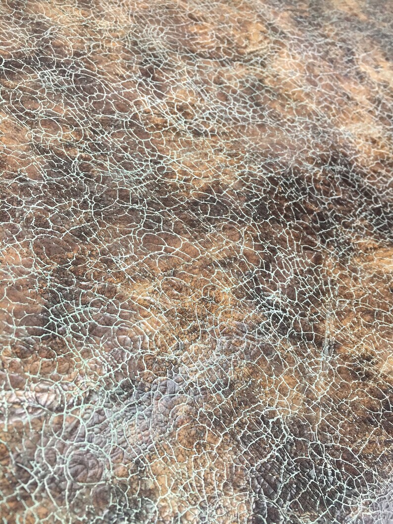 blue 10 sq ft leather shop 1.4-1.5 mm genuine leather leather hide turquoise Dakota Turquoise Cognac Leather green