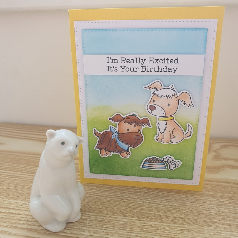 A dogs birthday card
